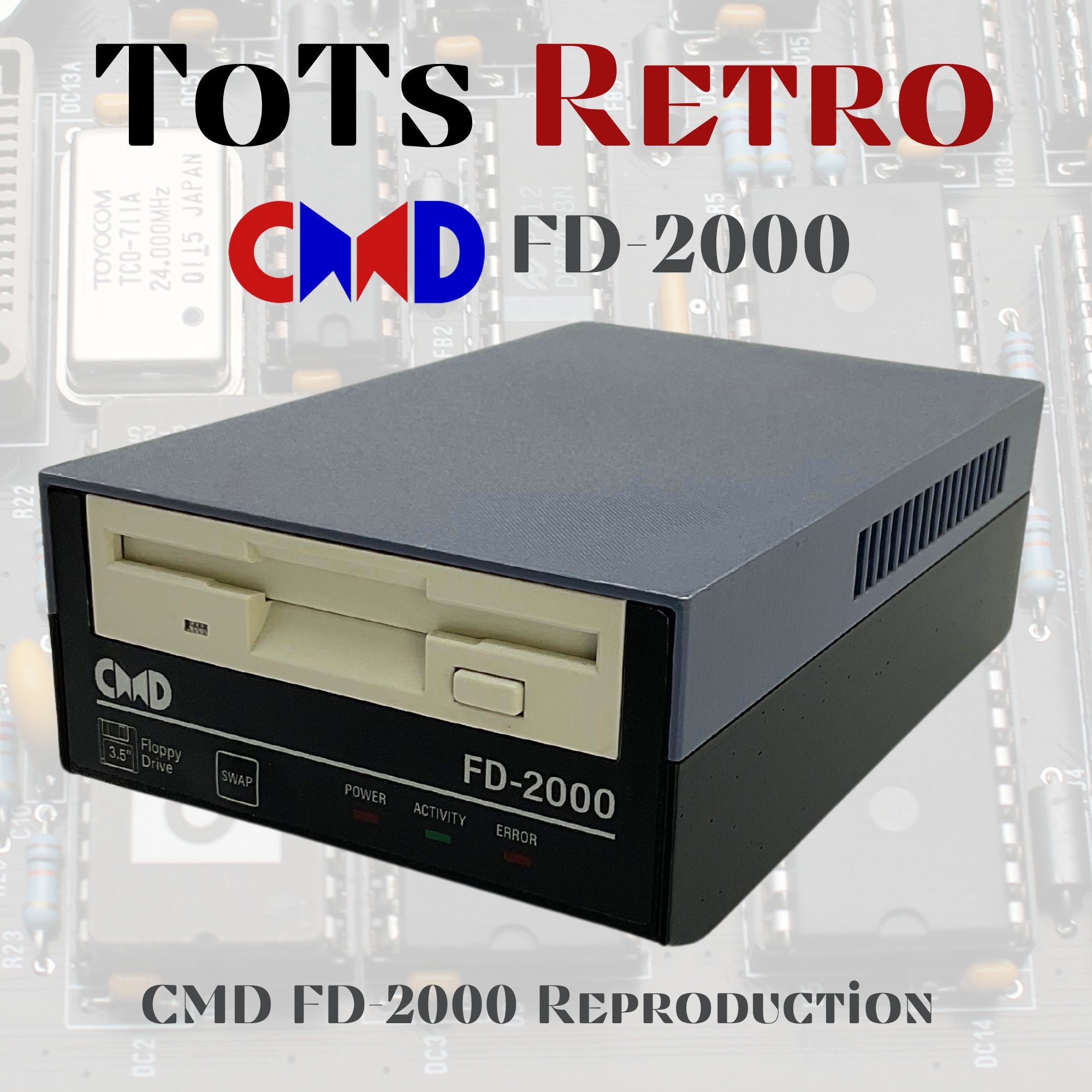 CMD FD-2000 Reproduction Disk Drive For Commodore c64 c128