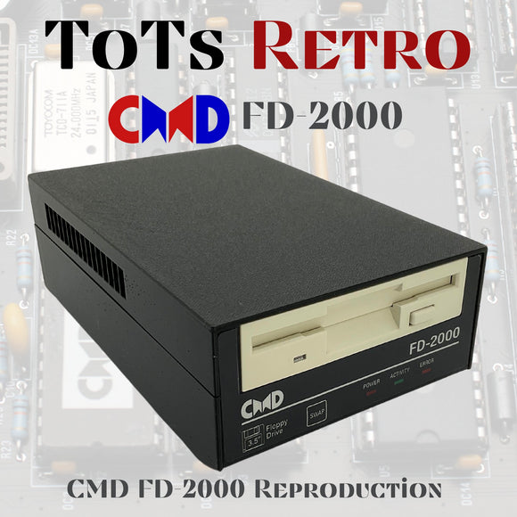 CMD Reproduction FD-2000 Disk Drive For Commodore c64 c128 and more