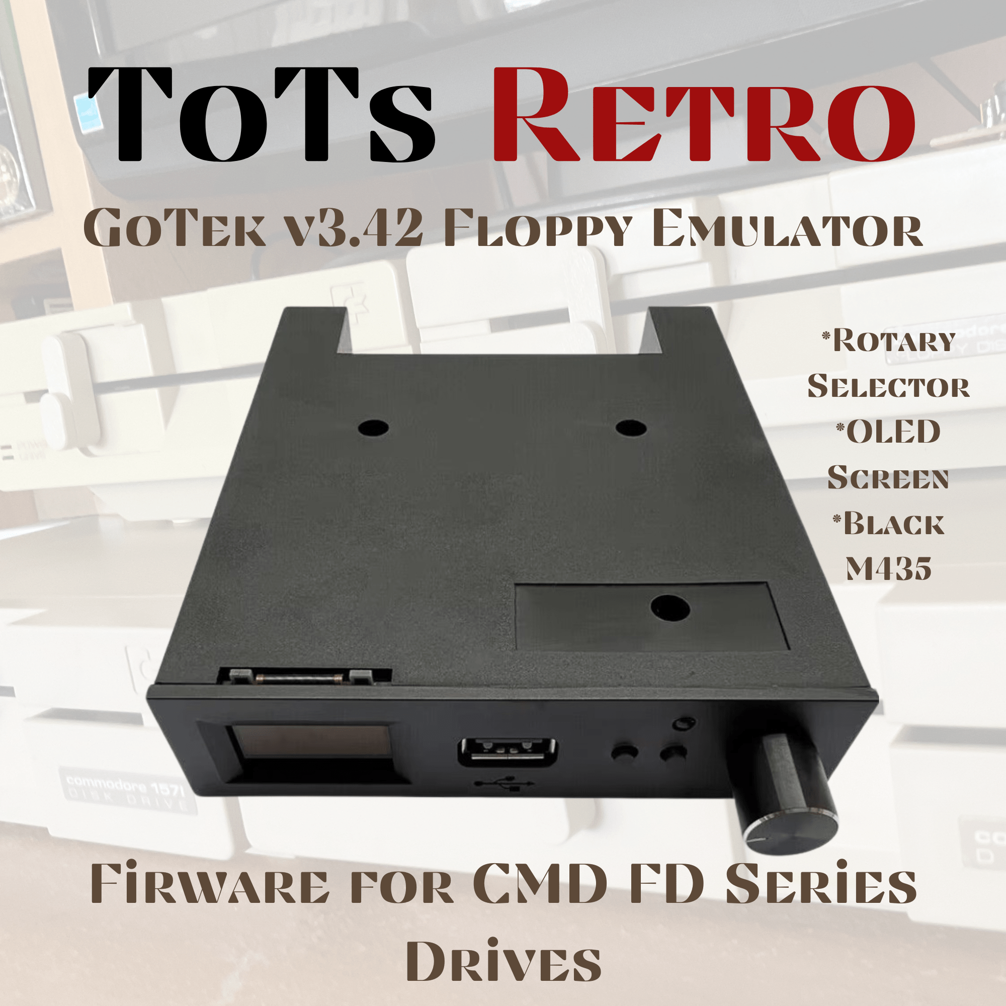 GOTEK Drive FLASH FLOPPY V3.42 M435 / 0.91 Screen – ToTsRC/ToTsRETRO