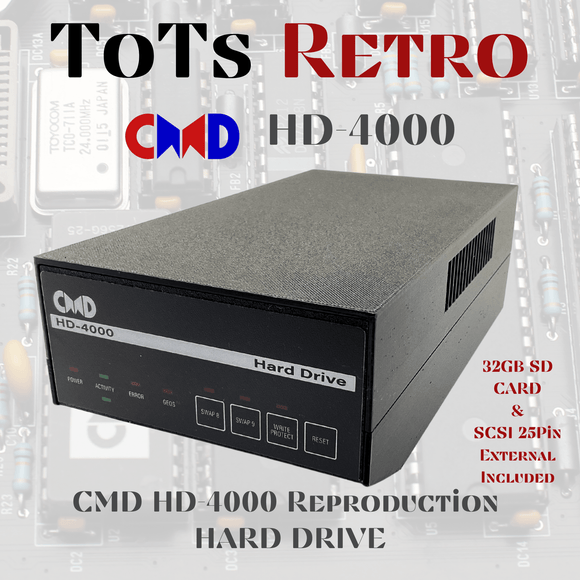 CMD HD-4000 Reproduction Hard Drive Front ToTsRetro