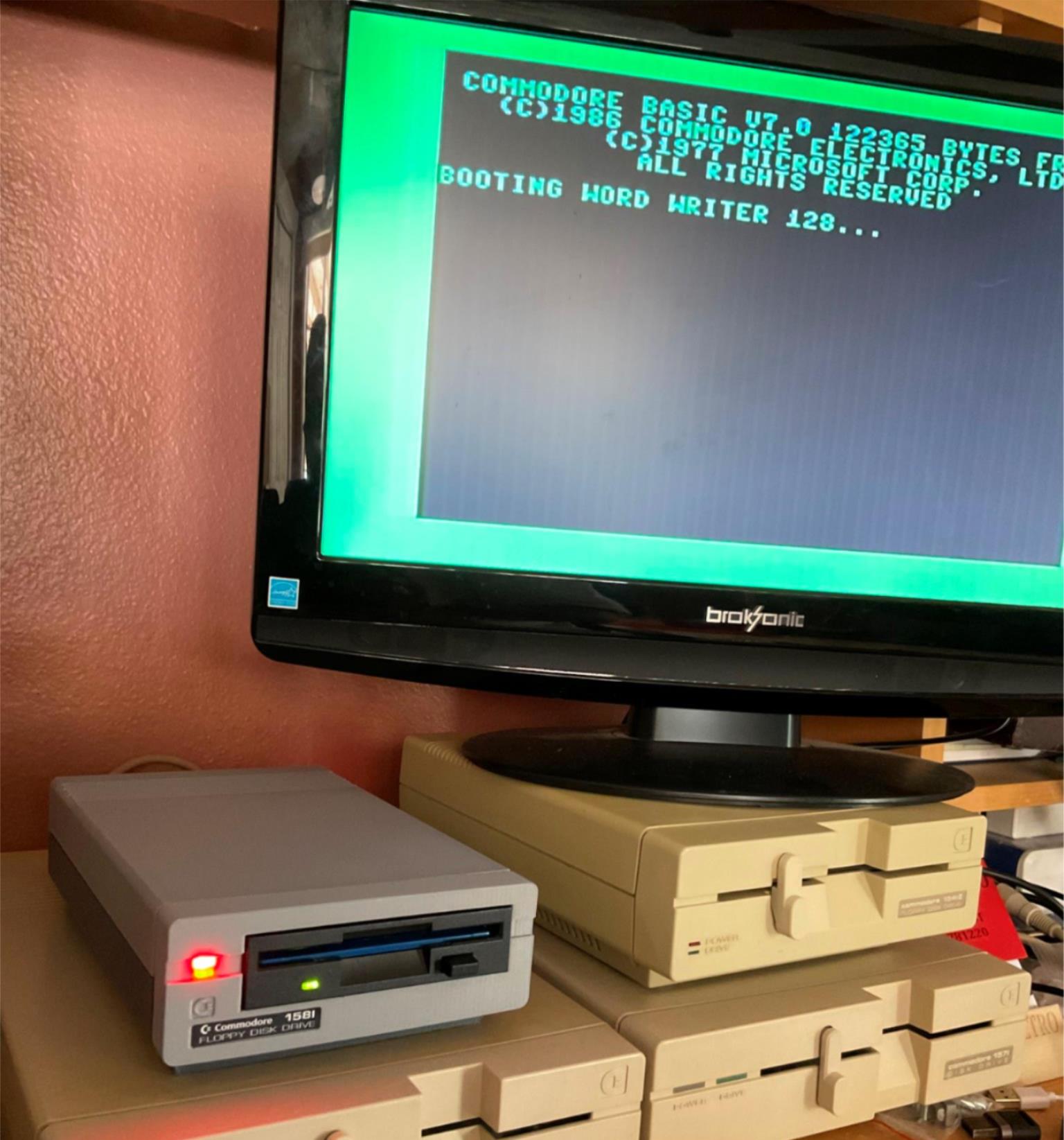 Commodore 1581 Drive Replica 3.5” PC Bezel for Commodore c64 c128