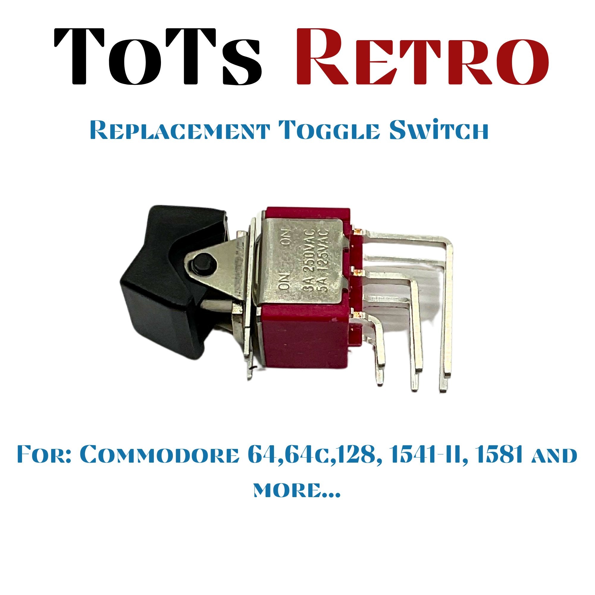 Commodore 64 128 commodore 1541-2, 1581 Power Switch | c64