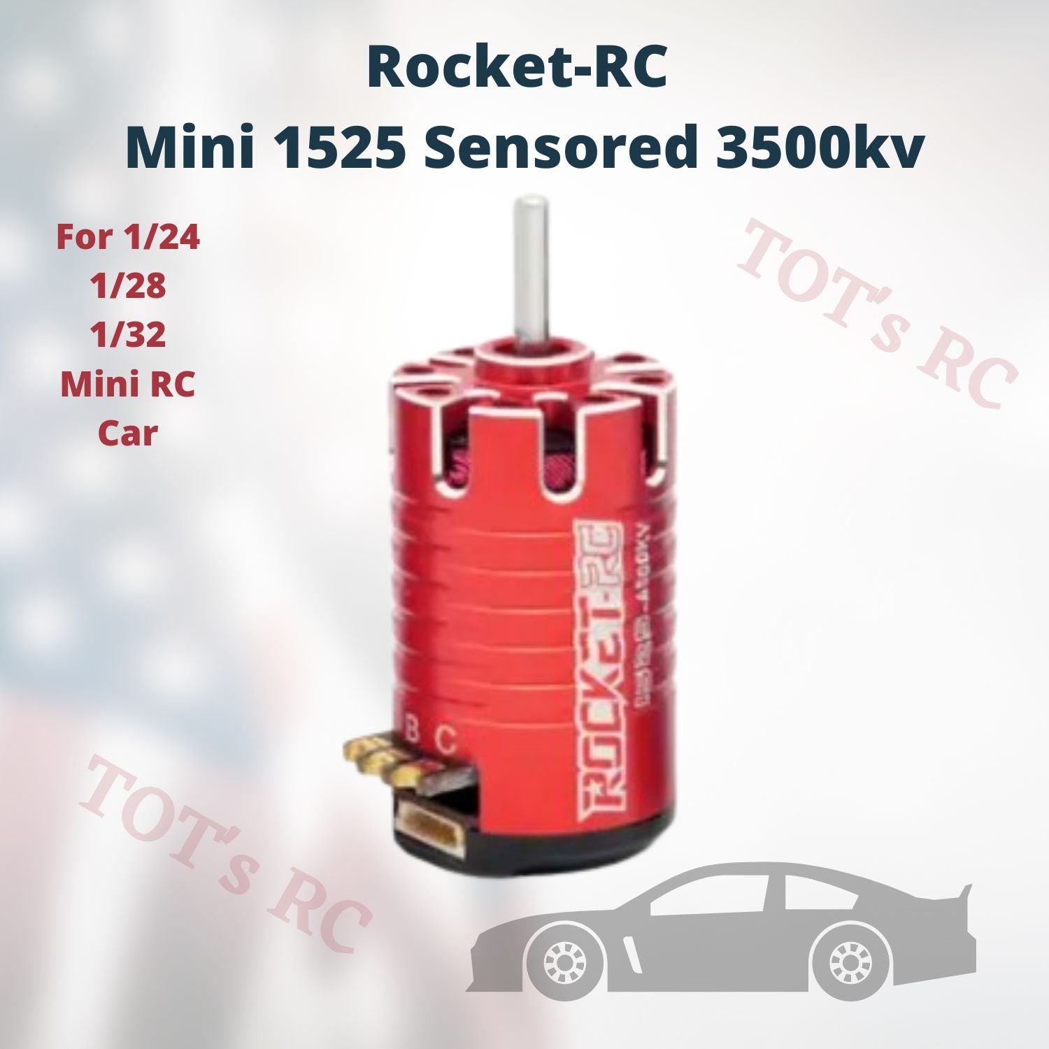 Surpass Hobby Rocket-RC Mini 1525 Sensored Brushless Motor 3500kv