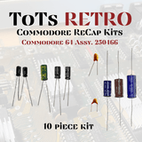 Commodore 64, Commodore 128, Vic 20, Plus 4, C16 Recap Capacitor Kits
