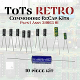 Commodore 64, Commodore 128, Vic 20, Plus 4, C16 Recap Capacitor Kits