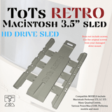 Apple Macintosh 3.5” Drive sled for Hard Drive 3d Printed