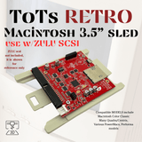 Apple Macintosh 3.5” Drive sled for ZULU SCSI 3d Printed Mac Color Classic