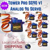 8pc Tower Pro SG90 V.1 Mini Servo