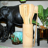 KitchenMods® Authentic 7 Wooden Bamboo Utensils Set *UtensilsONLY*