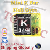 MINI K-BAR 3 Axis Gyro v2 Flybarless YELLOW K8 RC Heli