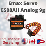 EMax ES08A II 9 Gram Mini Servo Analog TREX 450 For RC Plane Heli