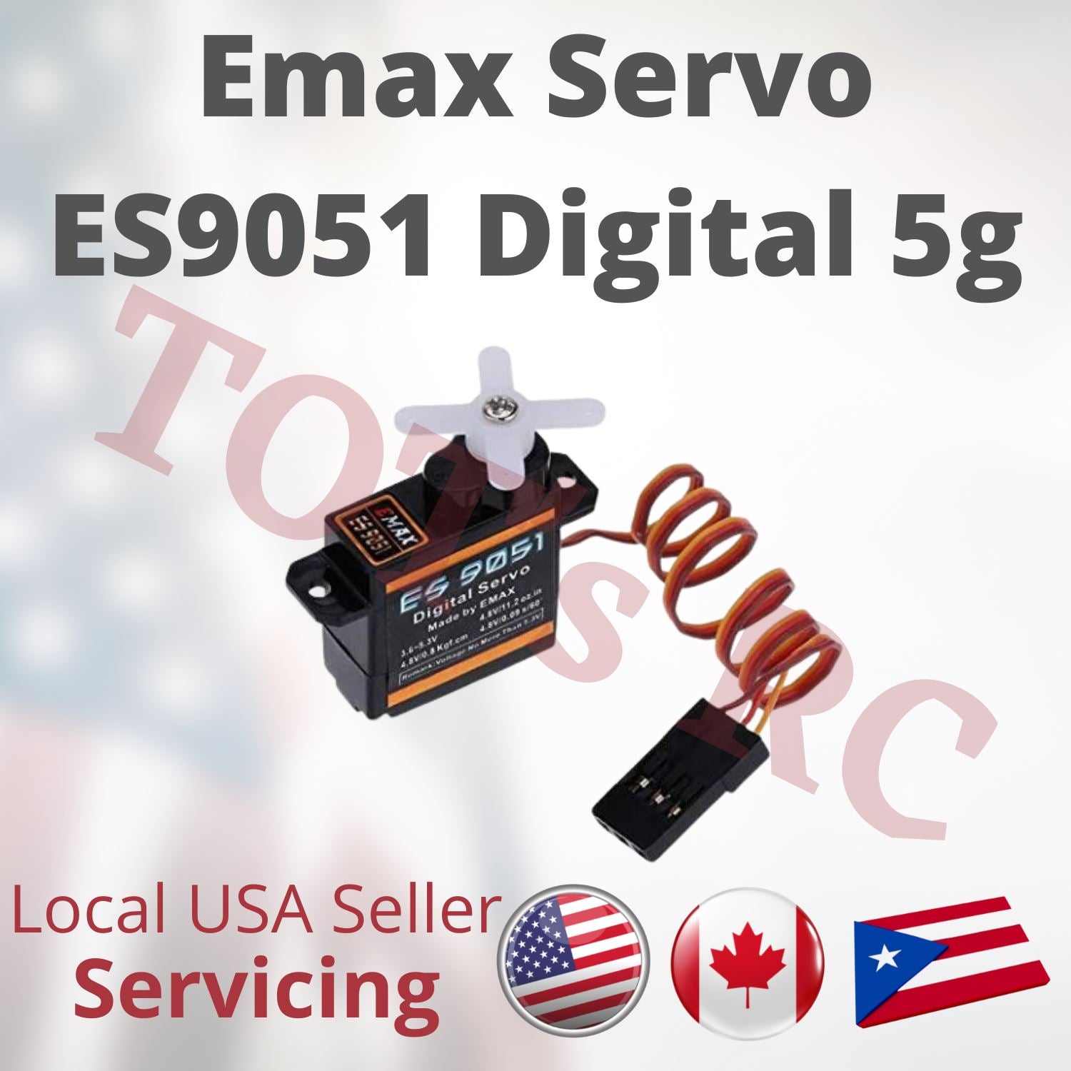 EMax ES 9051 4.3g (5g) Mini Servo Micro Servo Digital Servo for RC