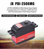 JX PDI-2506MG 6.6KG Metal Gear Digital Coreless Servo For TREX 500 or Clone 1/12