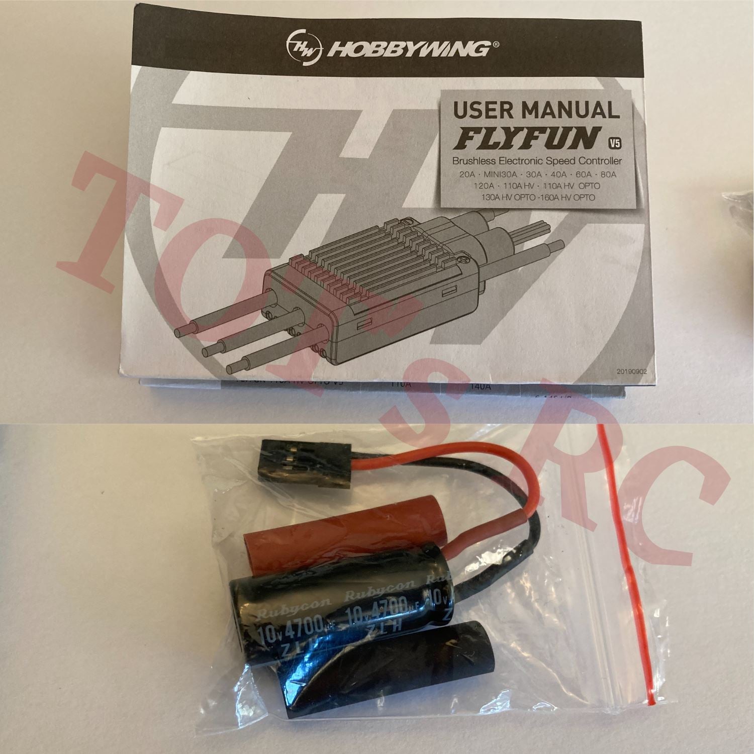 Hobbywing FlyFun 120A 80A ESC V5 8S Brushless Electronic