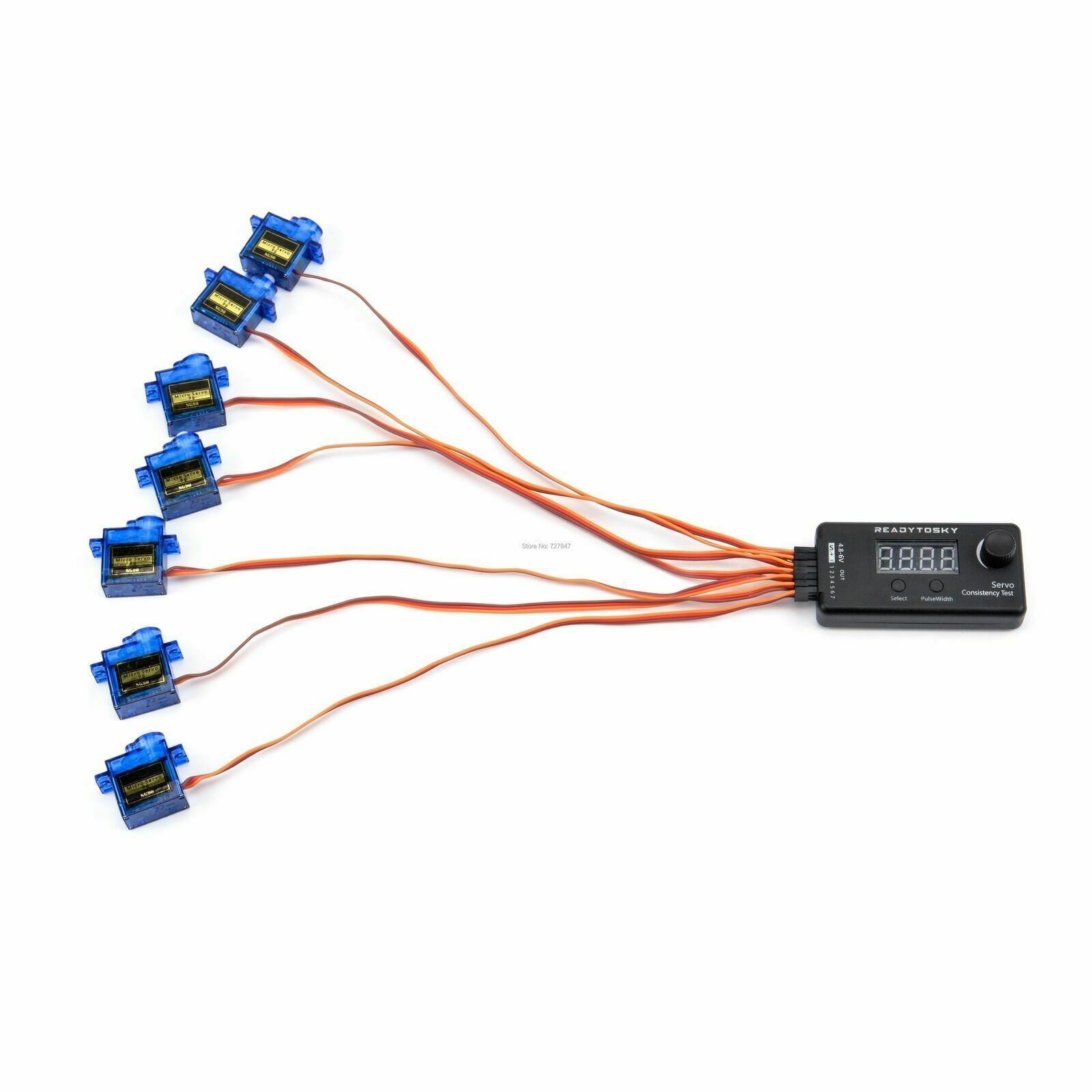 Tester Di Coerenza Per Motori, Servo, ESC E Ingranaggi RC, Blu, Per Auto Aerei Barche