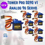 8pc Tower Pro SG90 V.1 Mini Servo