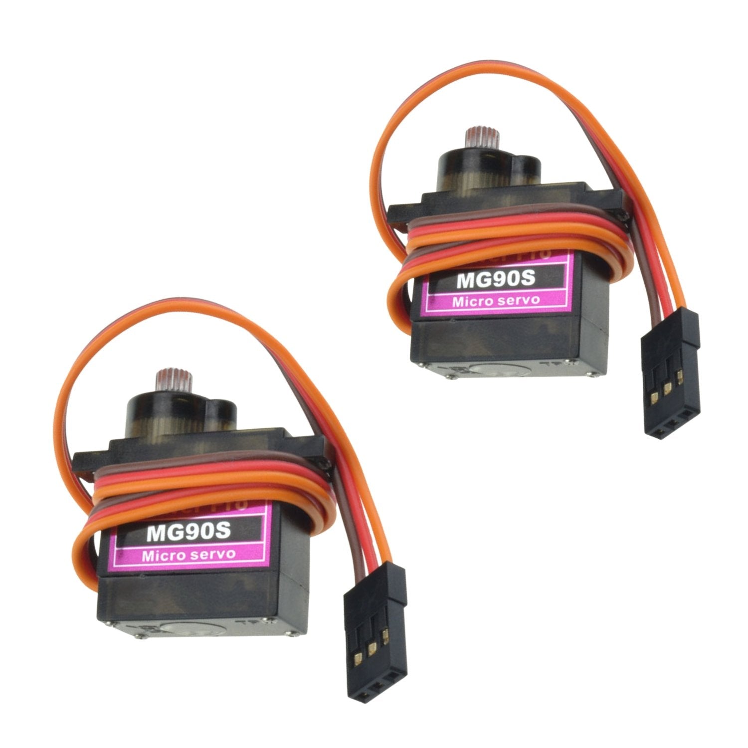 micro servo metal gear 2x MG90S Metal Gear 12g Mini Servo For RC / Robotics