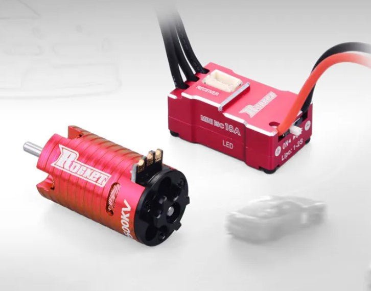 Surpass Hobby Rocket V2 Mini-z 1410 2500KV 3500KV 9500KV Brushless  Motor&18A ESC - ToTsRC