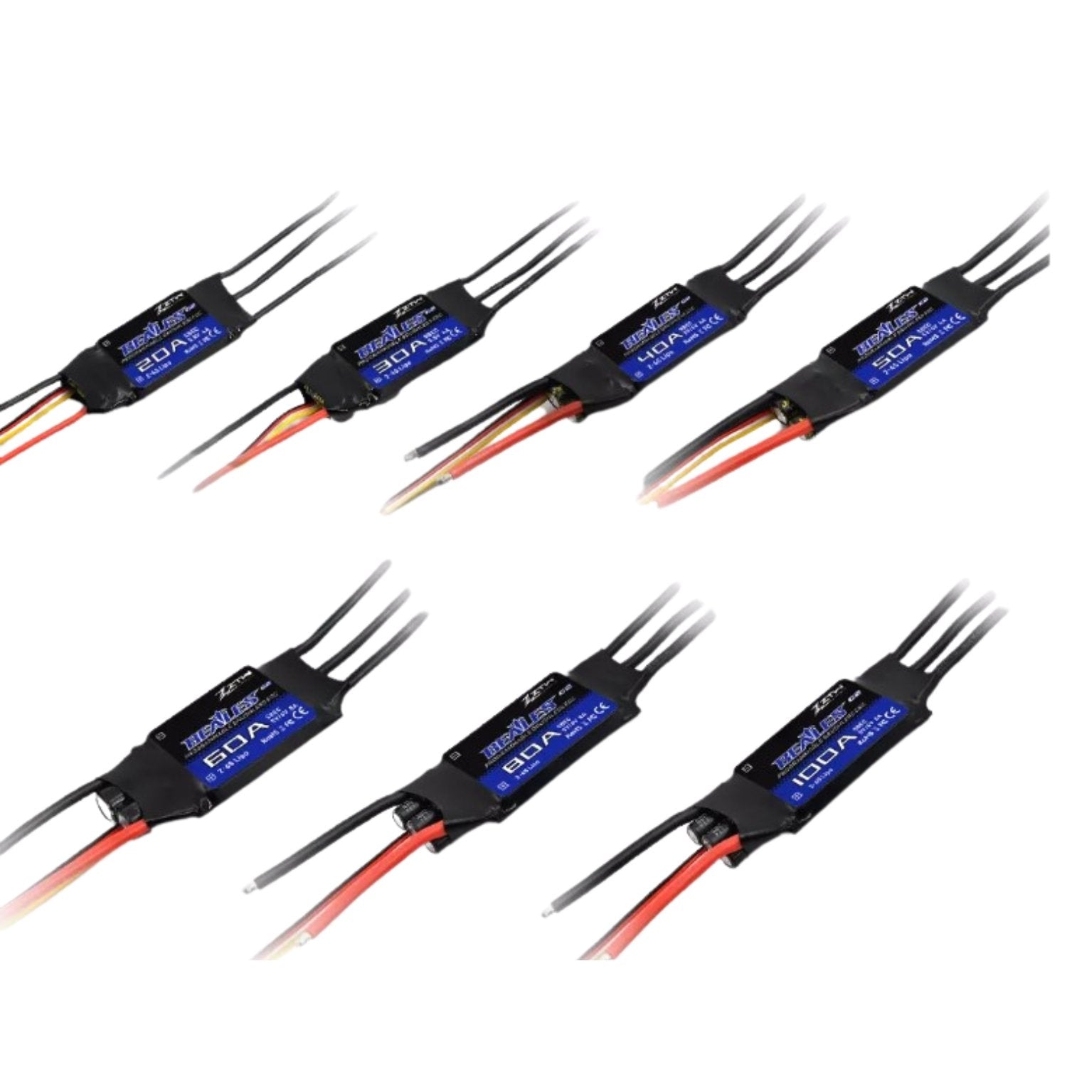 ZTW 32 Bit G2 BEATLES ESC 20A 30A 40A 50A 60A 80A 2-6s BEC