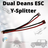 Dual ESC to Battery Y-Splitter Deans (T-Plug)