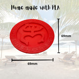 KitchenMods®  Taino Coasters Caribbean Themed 3D Printed