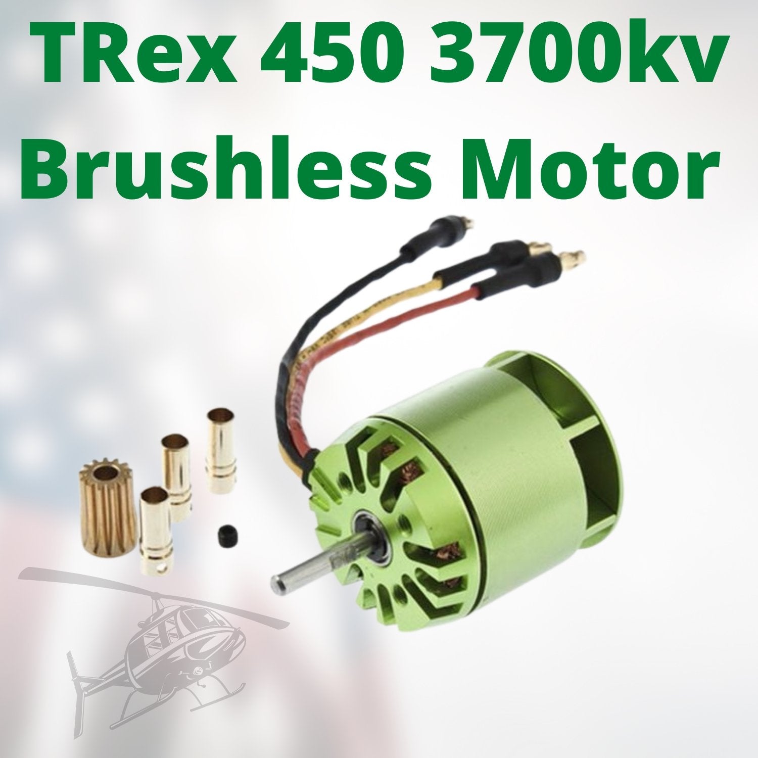 Moteur Sans Balais F2835-4000kv Pour Hélicoptère Align TRex 450 - 11.1V, 470W, 38000 Tr/min - 3