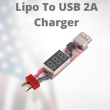2S-6S Lipo Deans XT60 to USB Port Charger 5V 2A