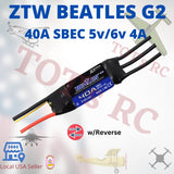 ZTW 32 Bit G2 BEATLES ESC 20A 40A  80A 100A 2-6s BEC Speed Controller
