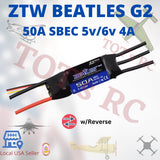 ZTW 32 Bit G2 BEATLES ESC 20A 30A 40A 50A 60A 80A 2-6s BEC Speed Controller