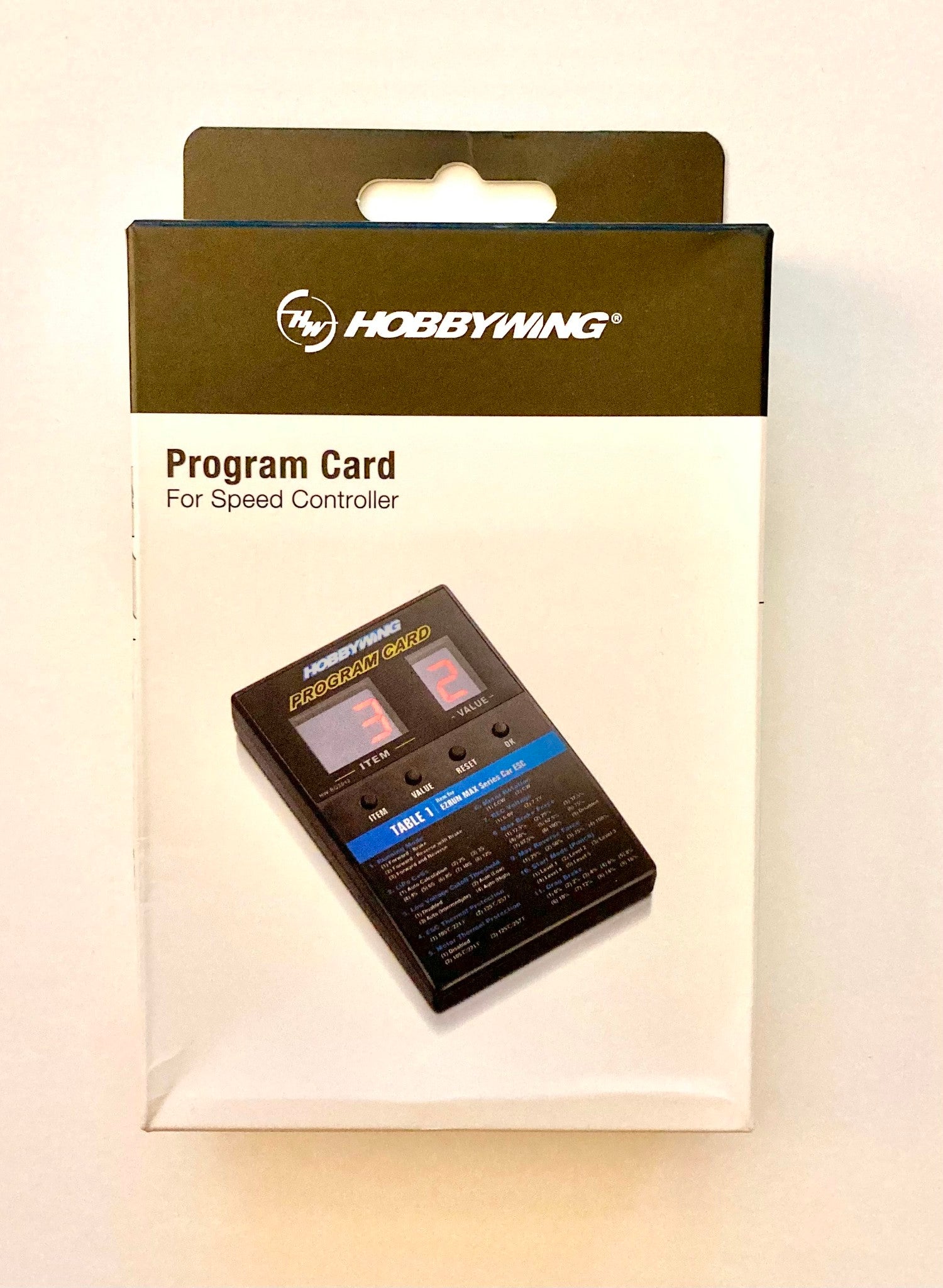 HOBBYWING – boîte de carte de programme LED originale, adaptée à la voiture d'avion ESC sans balais série Platinum V1/V2/FlyFun V5/Skywalker V2 HOBBYWING – boîte de carte de programme LED originale, adaptée à la voiture d'avion ESC sans balais série Platinum V1/V2/FlyFun V5/Skywalker V2