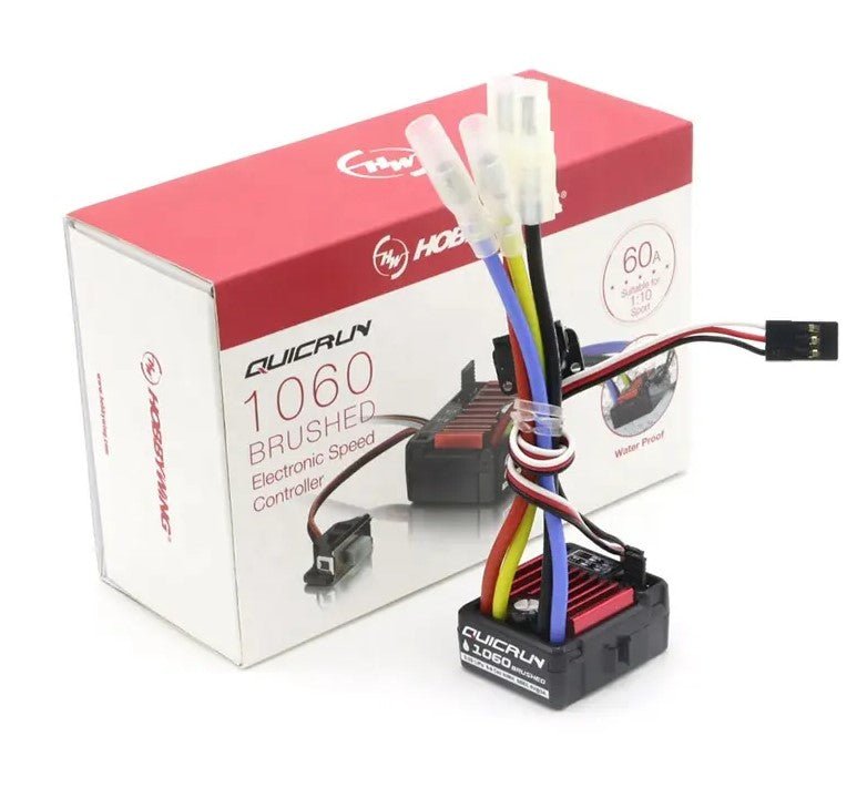 Hobbywing QUICRUN WP 1060 60A 2~3S Brushed ESC 1/10 1/12 RC
