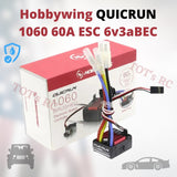 Hobbywing QUICRUN WP 1060  60A 2~3S Brushed ESC 1/10 1/12 RC Car Sport BEC 6v/3a