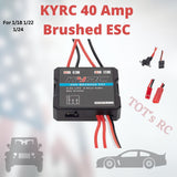 KYRC 40A Micro Brushed ESC Climbing Mode, Touring Mode For RC Cars or Crawler