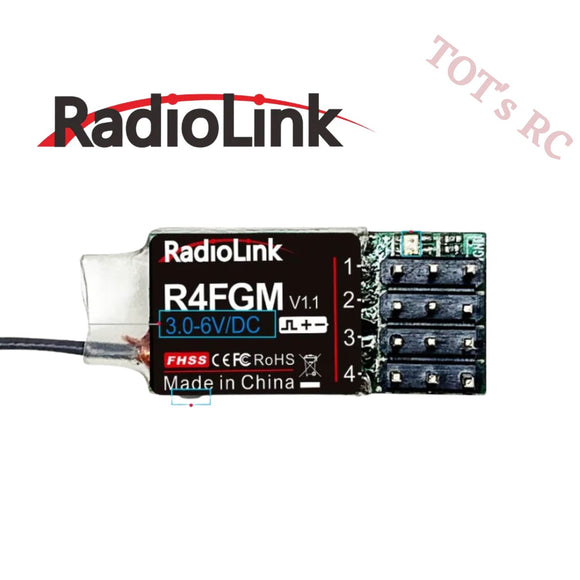 RadioLink R4FGM Receivers For RC Cars, RC Boats