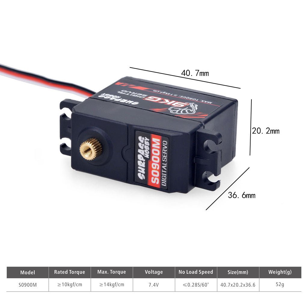 SURPASS HOBBY S0900M 9kg Metal servo TREX 600 1/10 1/8 RC Car